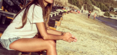 Natalia Siwiec w bikini na greckiej wyspie