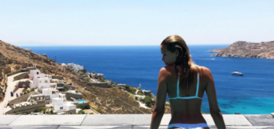 Sandra Kubicka wypoczywa na greckiej wyspie