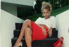 Beyonce elegancka w czerwonej spódniczce
