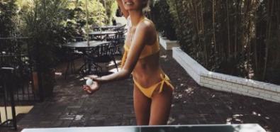 Elsa Hosk na sportowo w bikini