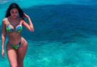 Jailyne Ojeda Ochoa pociągająco w seledynowym bikini