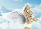 Paris Hilton jako piękny anioł