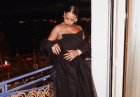 Rihanna w mrocznej kreacji w Cannes