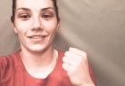 Agnieszka Niedźwiedź przestrzega zawodniczkę UFC