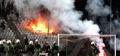 Ogromna zadyma na meczu PAOK vs Olympiakos