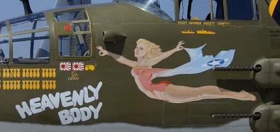 Wizerunki kobiet namalowane na kadłubach samolotów