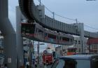 Wiszący pociąg w Japonii