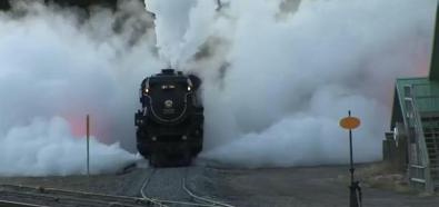 Poranne odpalanie lokomotywy parowej