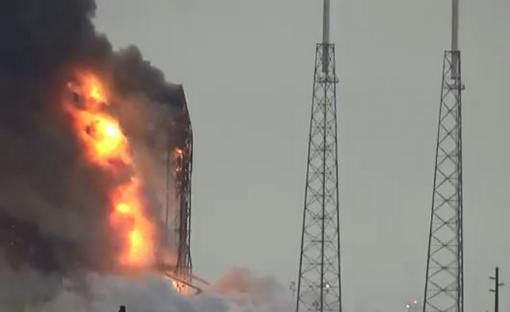 Explozja rakiety SpaceX