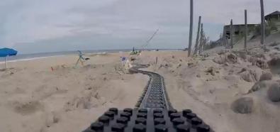 Plażowa kolejka z LEGO