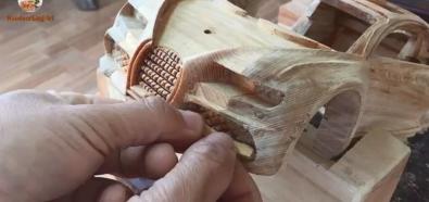 Bugatti Chiron z drewna
