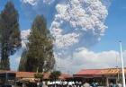 Chmura z wulkanu Sinabung