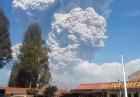 Chmura z wulkanu Sinabung