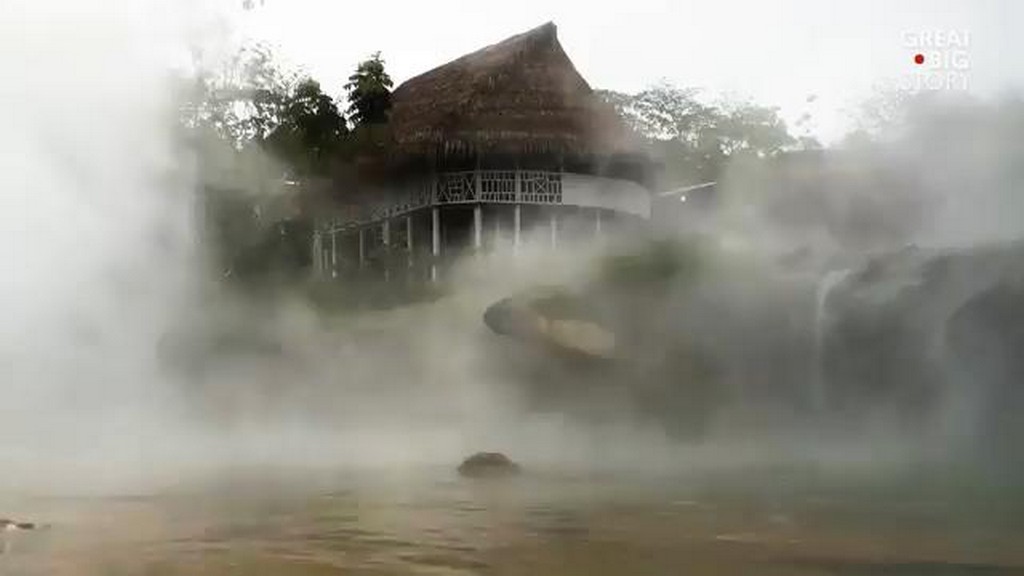 Wrząca rzeka w Peru