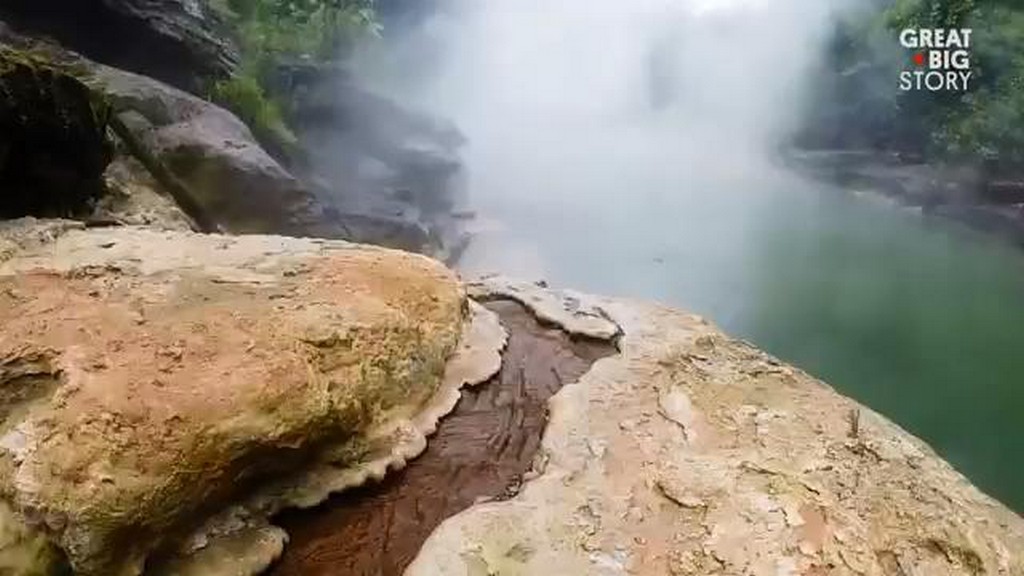 Wrząca rzeka w Peru