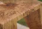 Drewniany podnóżek