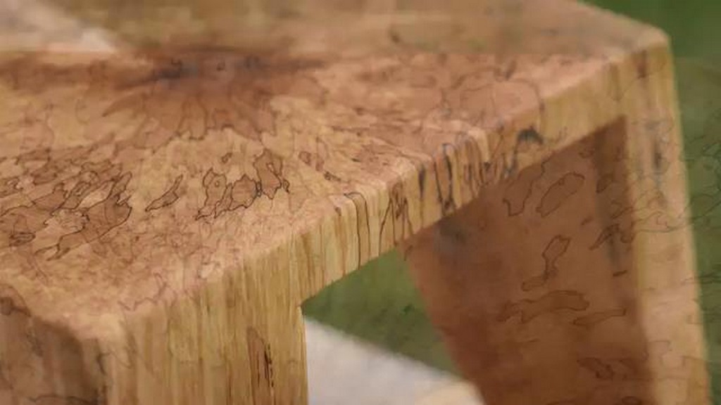 Drewniany podnóżek