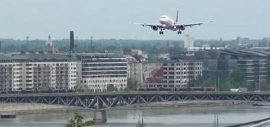 Airbus nad Budapesztem