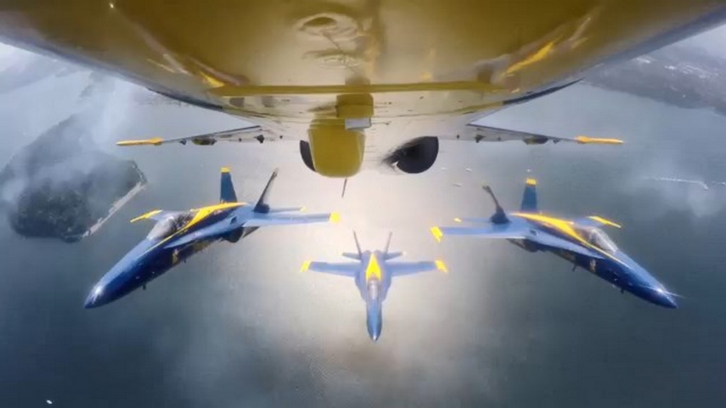 U.S. Navy Blue Angels nad Seattle