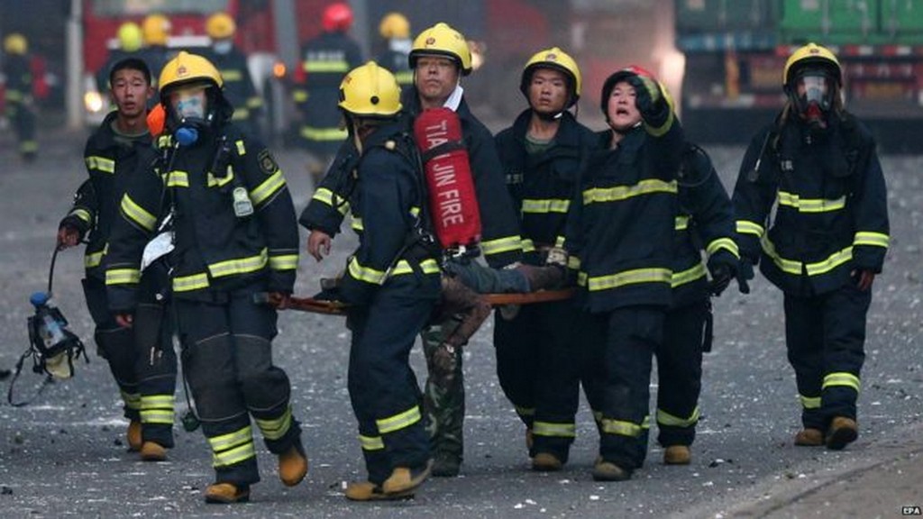 Chińscy strażacy
