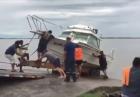 Wpadki przy wodowaniu łodzi