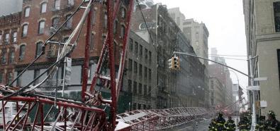 Katastrofa żurawia w Nowym Jorku