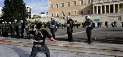 Demonstracje, zamieszki, protesty, walki, Ateny, Grecja