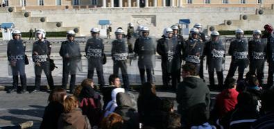 Demonstracje, zamieszki, protesty, walki, Ateny, Grecja
