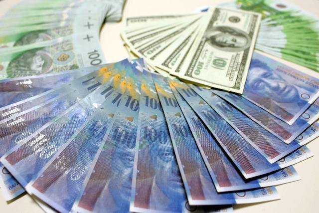 waluta, pieniądze, PLN, USD, frank