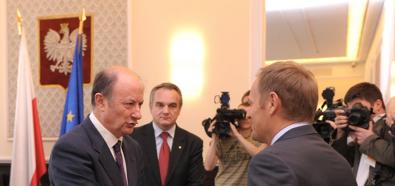Minister Rostowski i Premier Tusk
