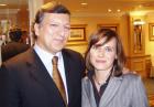 Agnieszka Pomaska z Jose Manuelem Barroso