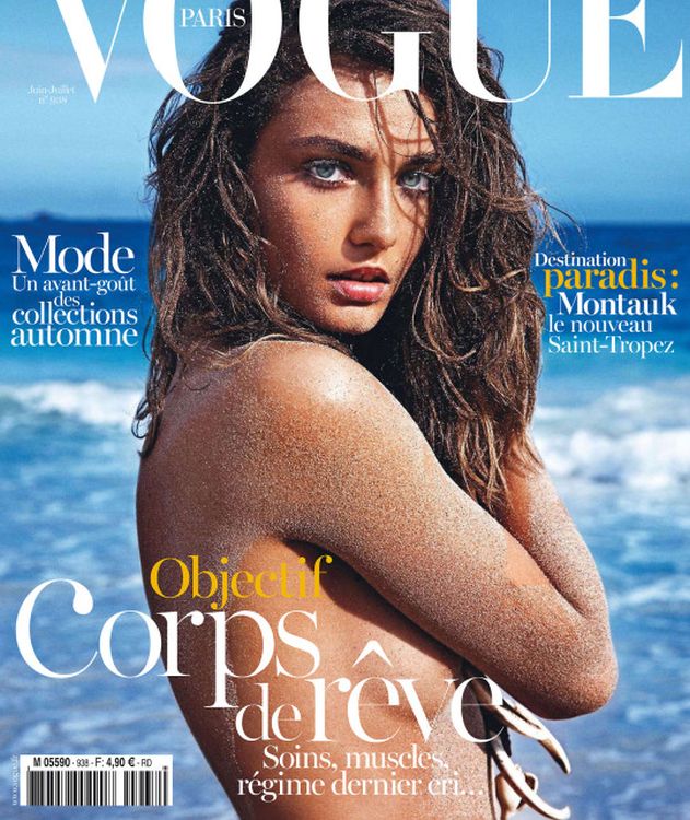 Anja Rubik i Andreea Diaconu - seksowne modelki topless w Vogue