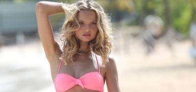 Magdalena Frąckowiak - seksowny Aniołek Victoria's Secret w bikini Victoria's Secret na St Barts