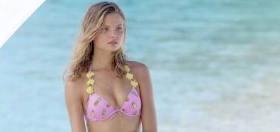 Magdalena Frąckowiak w bikini Victoria's Secret na plaży