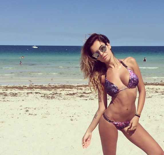 Natalia Siwiec w bikini na plaży w Miami