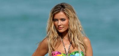 Joanna Krupa pozuje w bikini na plaży w Miami