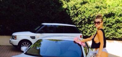 Joanna Krupa - gdy myje auto, robi się gorąco
