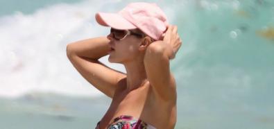 Joanna Krupa w bikini na plaży w South Beach