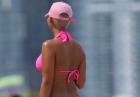 Amber Rose na plaży w skąpym bikini