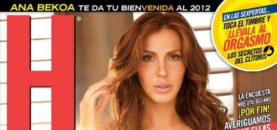 Ana Bekoa - meksykańska aktorka pozuje w bikini oraz topless w magazynie Hombre