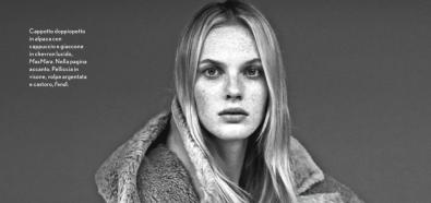 Anne Vyalitsyna - rosyjska modelka we włoskim magazynie Amica