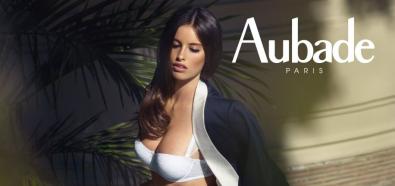 Camille Piazza - modelka w zmysłowej bieliźnie i bikini Aubade