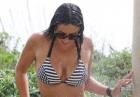 Claudia Romani pod prysznicem polowym w Miami 