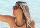 Claudia Romani wypina pośladki na plaży w Miami 
