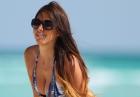 Claudia Romani - seksowna modelka w bikini na plaży w Miami