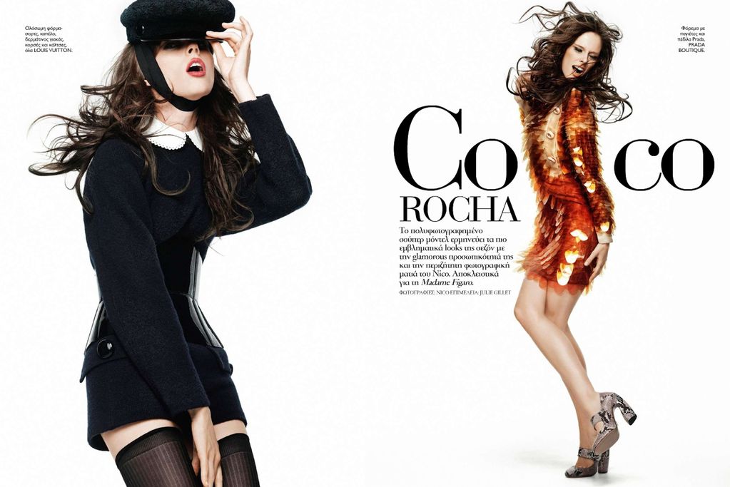 Coco Rocha - modelka w magazynie Madame Figaro