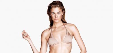 Constance Jablonski - francuska modelka polskiego pochodzenia w bikini i bieliźnie H&M
