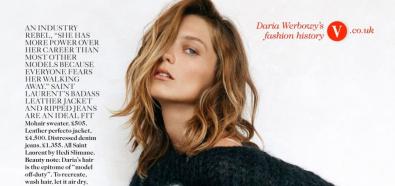 Daria Werbowy - urodzona w Krakowie modelka w brytyjskim Vogue