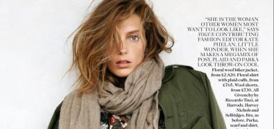 Daria Werbowy - urodzona w Krakowie modelka w brytyjskim Vogue