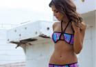 Diana Morales - hiszpańska modelka w kolekcji strojów kąpielowych Aguaclara na rok 2013